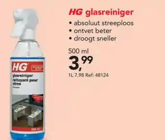 Hubo HG glasreiniger 500ml aanbieding