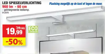 Hubo Led spiegelverlichting 960 lm - 60cm aanbieding