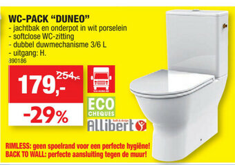 Hubo WC-Pack "duneo" aanbieding