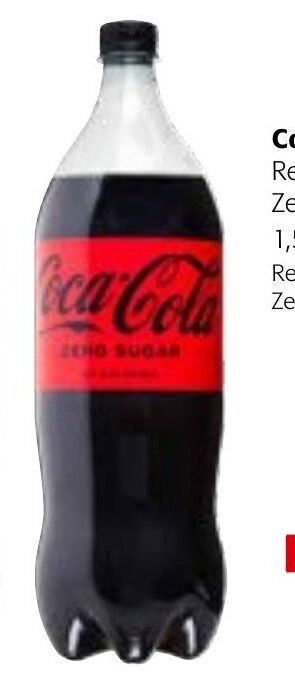 Colruyt Coca-cola zero sugar 1,5L aanbieding