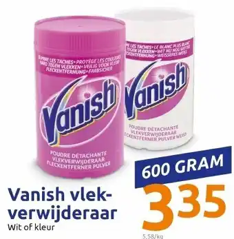 Action Vanish vlekverwijderaar 600 gram aanbieding