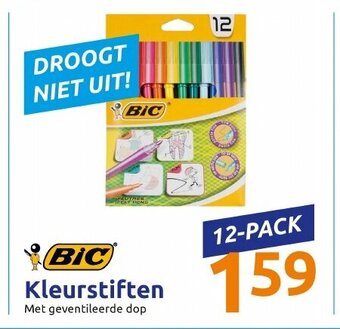 Action Bic Kleurstiften aanbieding