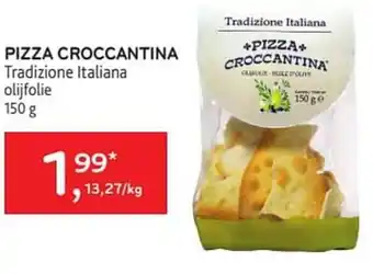 Alvo Tradizione italiana pizza croccantina 150g aanbieding