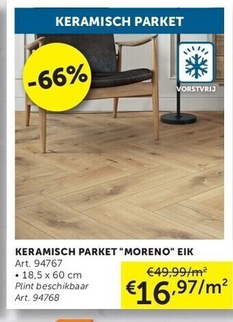 Zelfbouwmarkt Keramisch parket moreno eik aanbieding