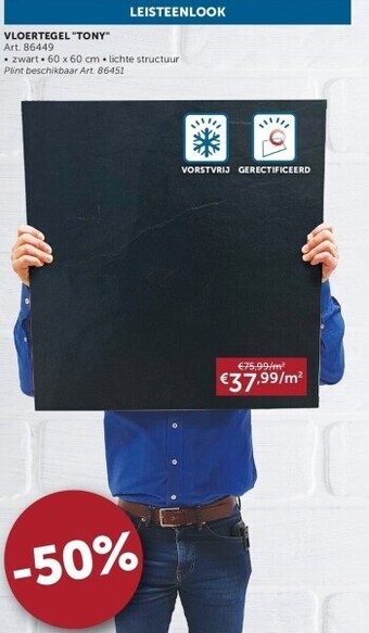 Zelfbouwmarkt Vloertegel tony aanbieding