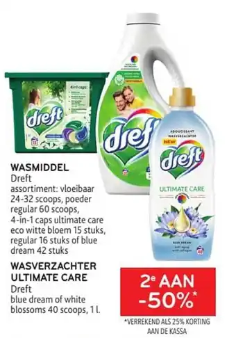 Alvo Dreft wasmiddel 24-32 scoops aanbieding