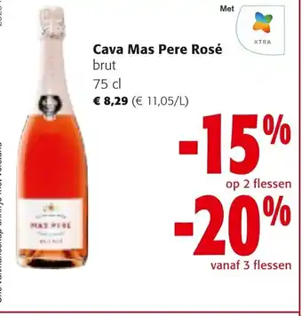 Colruyt Cava Mas Pere Rose Brut 75cl aanbieding
