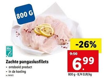 Lidl Zachte pangasiusfilets aanbieding