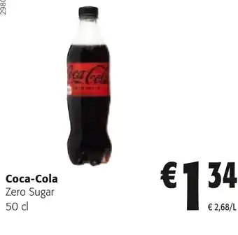 Colruyt Coca-Cola Zero Sugar 50cl aanbieding