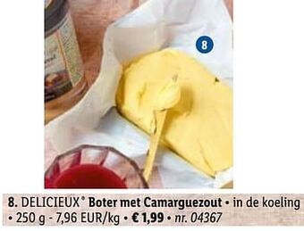 Lidl Boter met camarguezout 250g aanbieding
