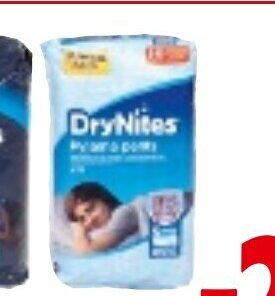 Colruyt DryNites Pyjama Pants 8-15 Jaar 13 Stuks aanbieding