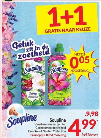 Intermarché Soupline Vloeibare Wasverzachter aanbieding