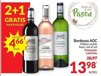 Intermarché Bordeaux Aoc Chateau Laubes aanbieding