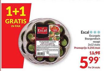Intermarché Escal Escargots aanbieding
