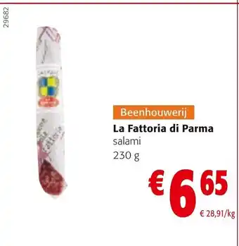 Colruyt La fattoria di parma salami 230g aanbieding