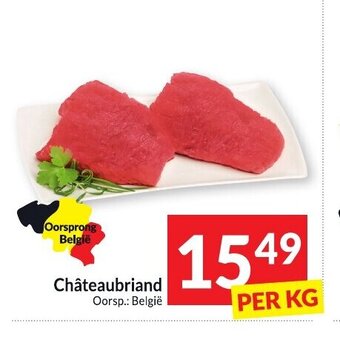 Intermarché Chateaubriand per kg aanbieding