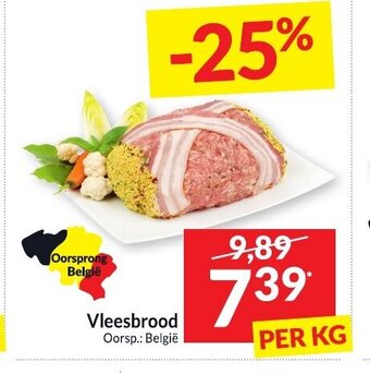 Intermarché Vleesbrood per kg aanbieding