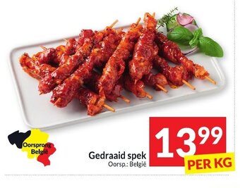 Intermarché Gedraaid spek per kg aanbieding