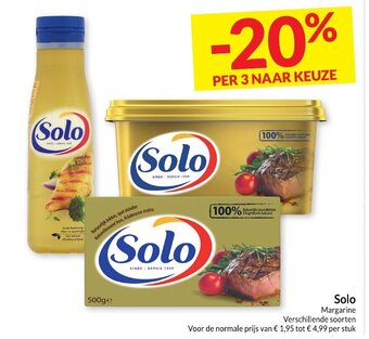 Intermarché Solo margarine aanbieding