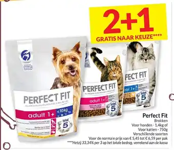 Perfect fit brokken voor honden, 1,4kg of voor katten 750g