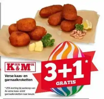 Spar Verse kaas- en garnaalkroketten aanbieding