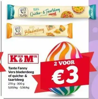 Tante fanny vers bladerdeeg of quiche-& taartdeeg 270g-300g