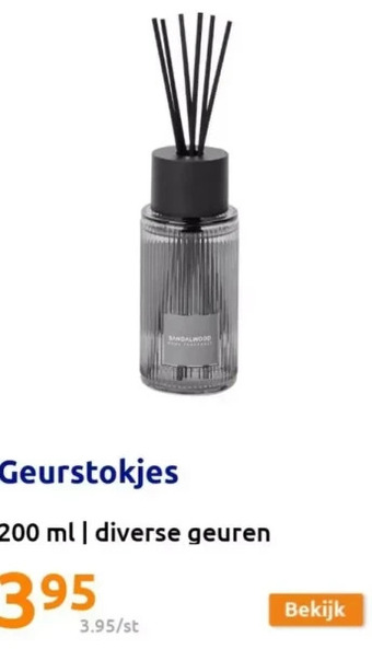 Action Geurstokjes aanbieding
