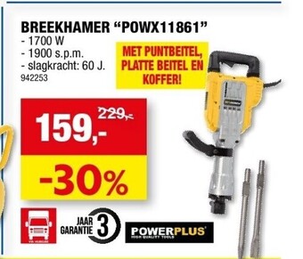 Hubo Breekhamer “powx11861” aanbieding