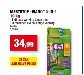 Hubo Meststof “viano” 4-in-1 10 kg aanbieding