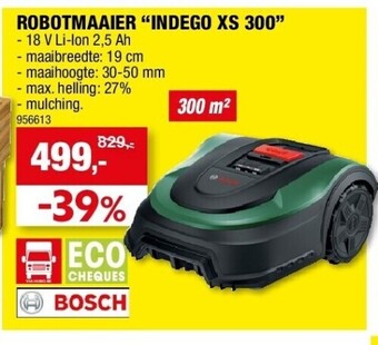 Hubo Robotmaaier “indego xs 300” aanbieding