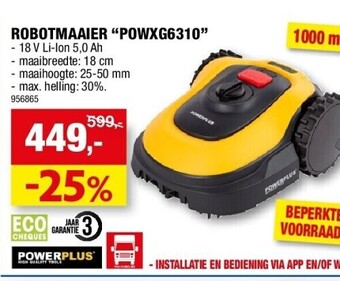 Hubo Robotmaaier “powxg6310” aanbieding
