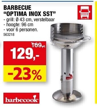 Hubo Barbecue “optima inox sst” aanbieding