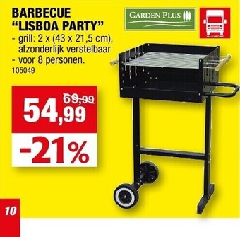 Hubo Barbecue “lisboa party” aanbieding