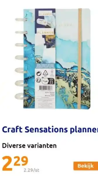 Action Craft sensations planner aanbieding