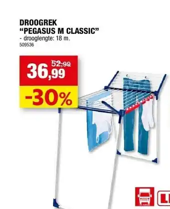 Hubo Droogrek “pegasus m classic” aanbieding