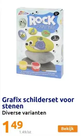 Action Grafix schilderset voor stenen aanbieding