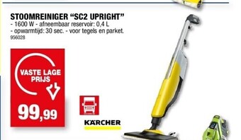 Hubo Stoomreiniger “sc2 upright” aanbieding