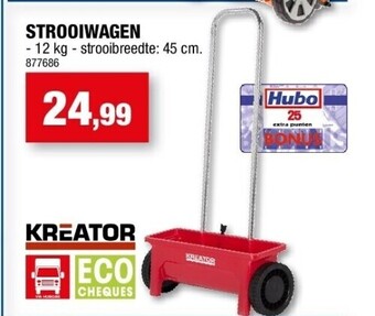 Hubo Strooiwagen aanbieding