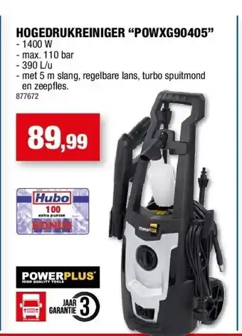Hubo Hogedrukreiniger “powxg90405” aanbieding