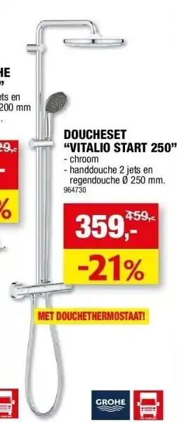 Doucheset “vitalio start 250”