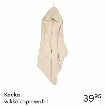 Baby & Tiener Koeka wikkelcape wafel aanbieding