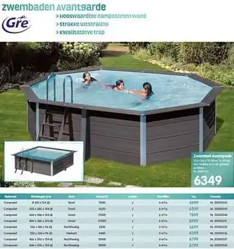 Fun Zwembad avantgarde aanbieding