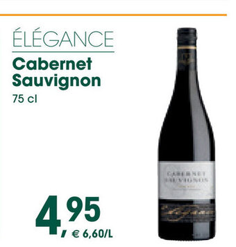 Prik en Tik Elegance Cabernet Sauvignon 75cl aanbieding