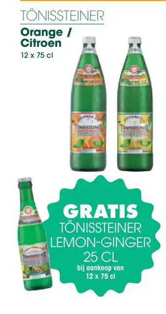 Prik en Tik Tonissteiner Orange / Citroen 12 x 75cl aanbieding