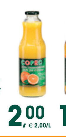 Prik en Tik Copeo Sinaasappelsap 1L aanbieding