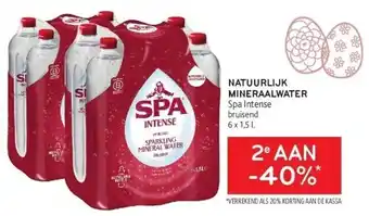 Alvo Natuurlijk mineraalwater spa intense bruisend 6 x 1,5 l. aanbieding