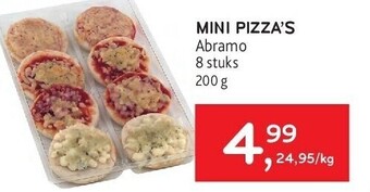 Alvo Mini pizza’s abramo 8 stuks 200 g aanbieding