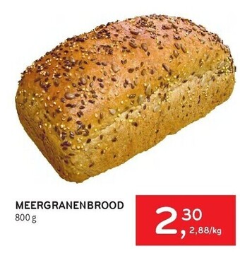 Alvo Meergranenbrood 800 g aanbieding