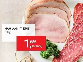 Alvo Ham aan ‘t spit 100 g aanbieding