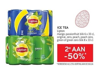 Alvo Ice tea lipton aanbieding